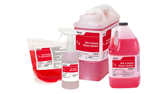 Sink & Surface Cleaner Sanitizer group of products