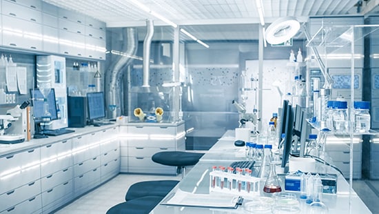 Research laboratory or cleanroom