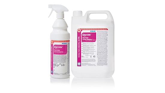 Ecolab Klercide Sterile Sporicidal Active Chlorine Range