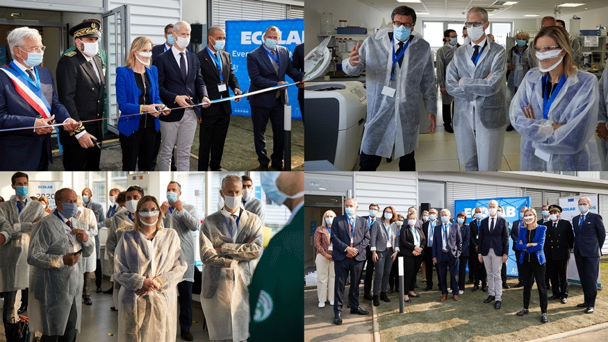 Inauguration of the Luce Letartre Center of Excellence in Sainghin-en-Mélantois